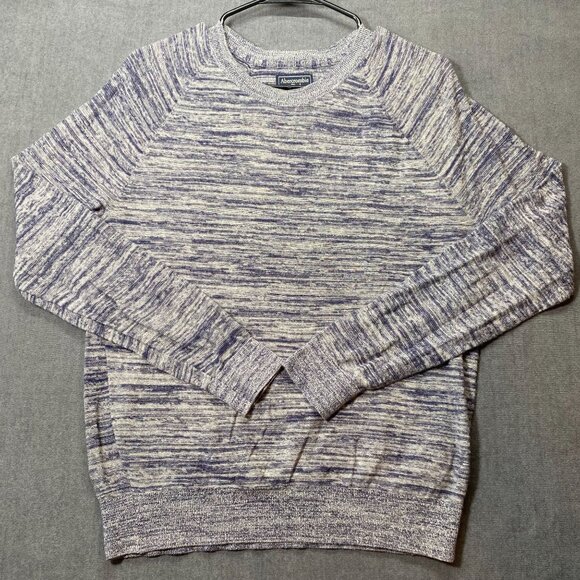 Abercrombie & Fitch Gray & Blue Marled Knit Light Sweater Womens Size Small - Picture 1 of 11